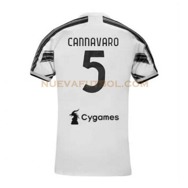 primera camiseta cannavaro 5 juventus 2020-2021 hombre