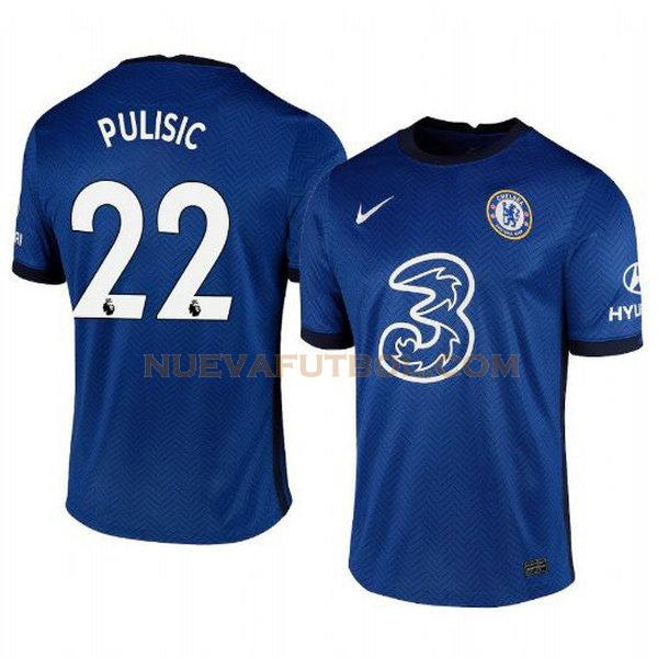 primera camiseta christian pulisic 22 chelsea 2020-2021 hombre