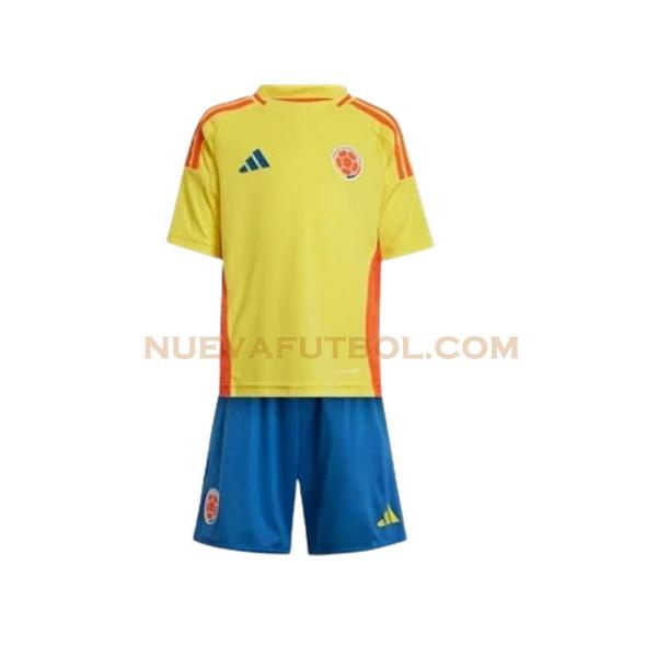 primera camiseta colombia 2024 amarillo niño