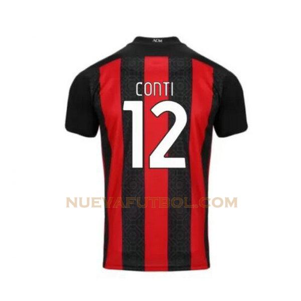 primera camiseta conti 12 ac milan 2020-2021 hombre