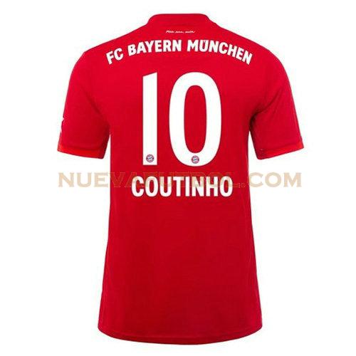 primera camiseta coutinho 10 bayern de múnich 2019-2020 hombre