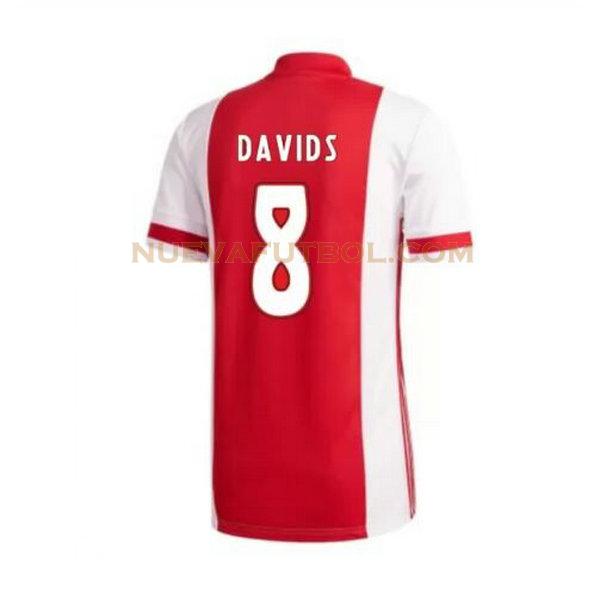 primera camiseta davids 8 ajax 2020-2021 hombre