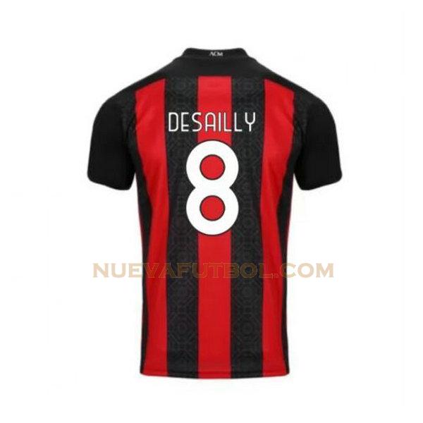 primera camiseta desailly 8 ac milan 2020-2021 hombre