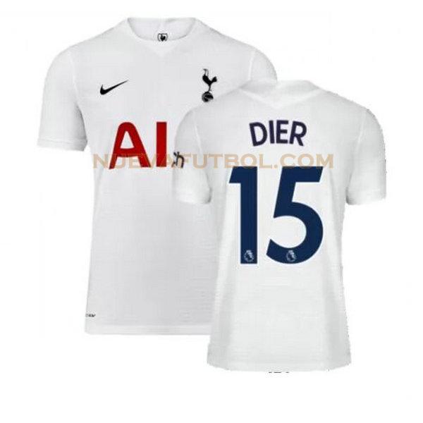 primera camiseta dier 15 tottenham hotspur 2021 2022 blanco hombre