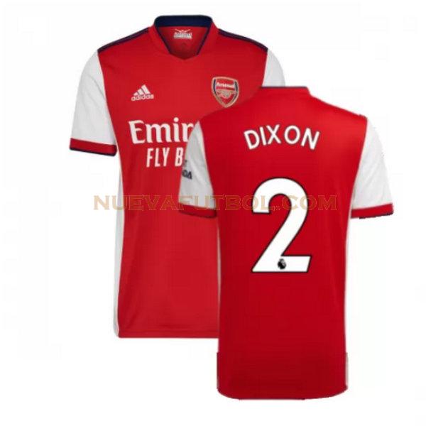 primera camiseta dixon 2 arsenal 2021 2022 rojo hombre