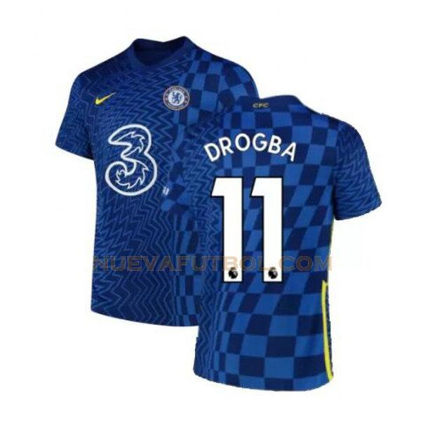 primera camiseta drogba 11 chelsea 2021 2022 azul hombre