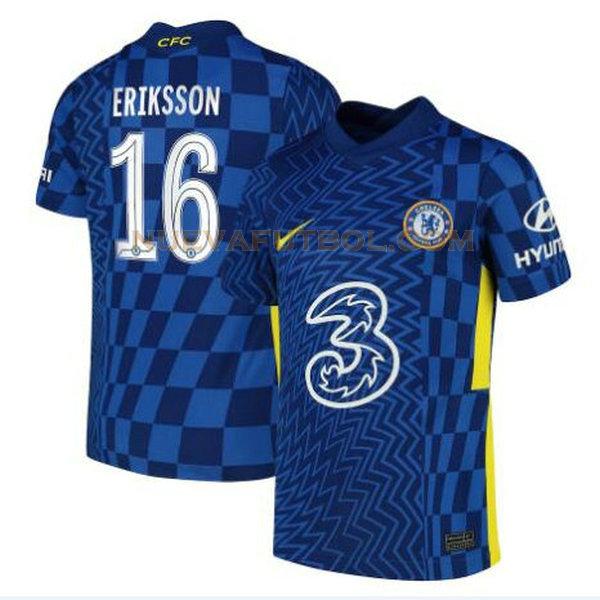 primera camiseta eriksson 16 chelsea 2021 2022 azul hombre