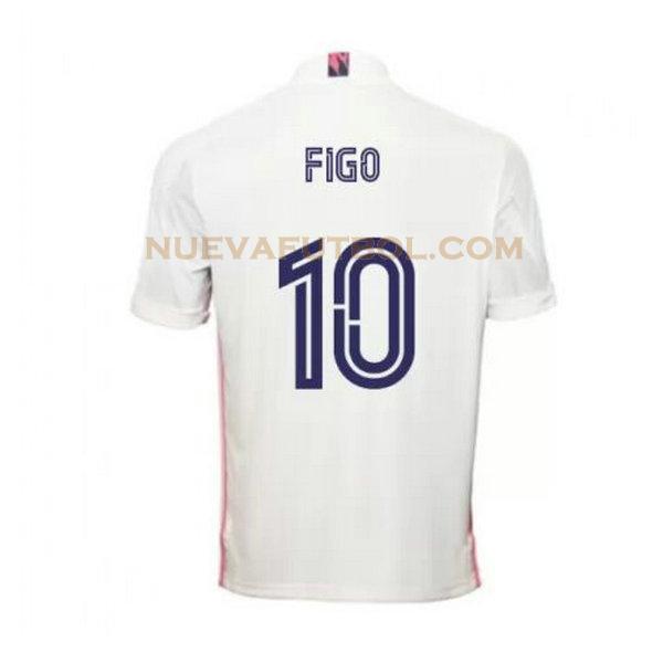 primera camiseta figo 10 real madrid 2020-2021 hombre