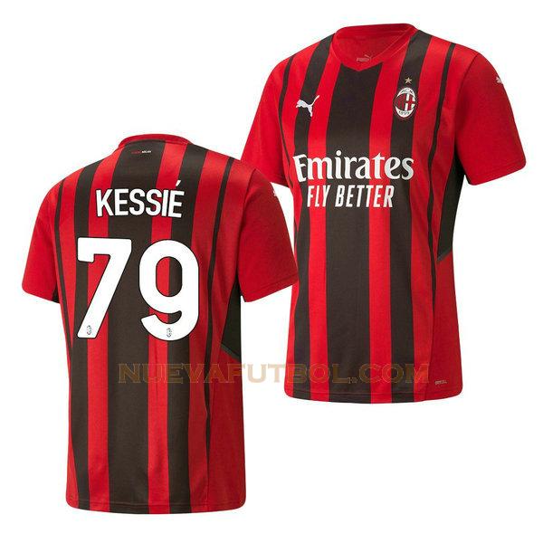 primera camiseta franck kessie79 ac milan 2021 2022 rojo hombre