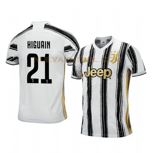 primera camiseta gonzalo higuain 21 juventus 2020-2021 hombre