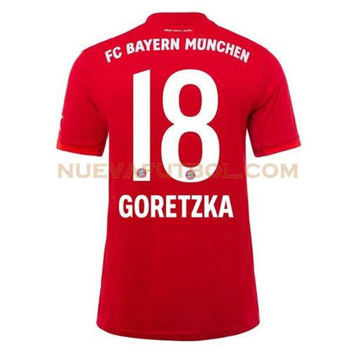 primera camiseta goretzka 18 bayern de múnich 2019-2020 hombre