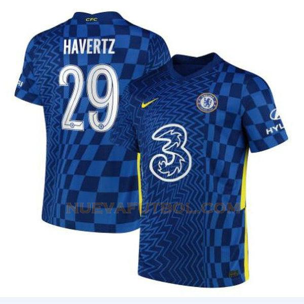 primera camiseta havertz 29 chelsea 2021 2022 azul hombre