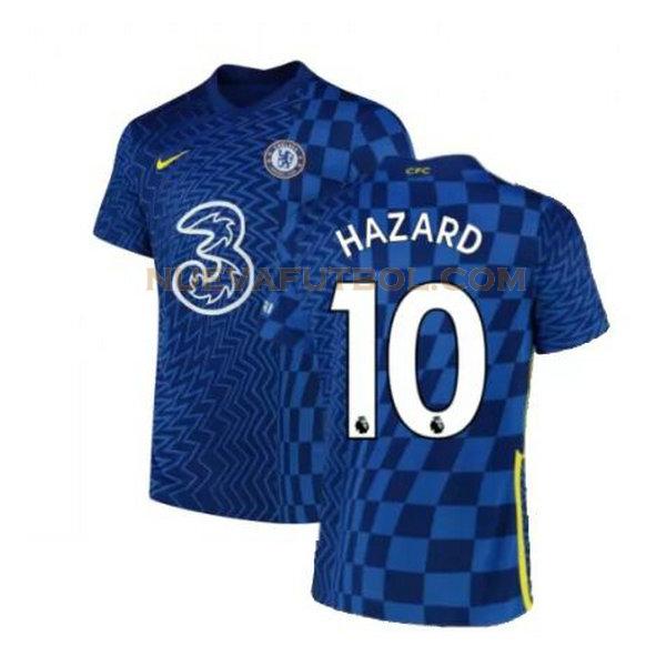 primera camiseta hazard 10 chelsea 2021 2022 azul hombre