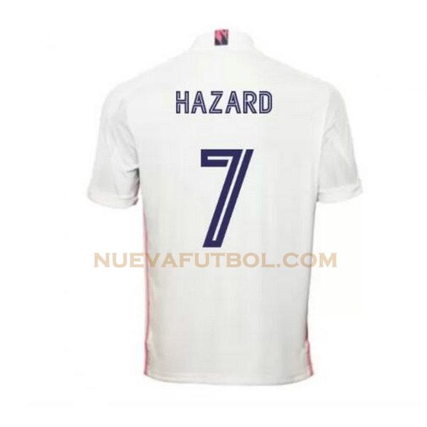 primera camiseta hazard 7 real madrid 2020-2021 hombre