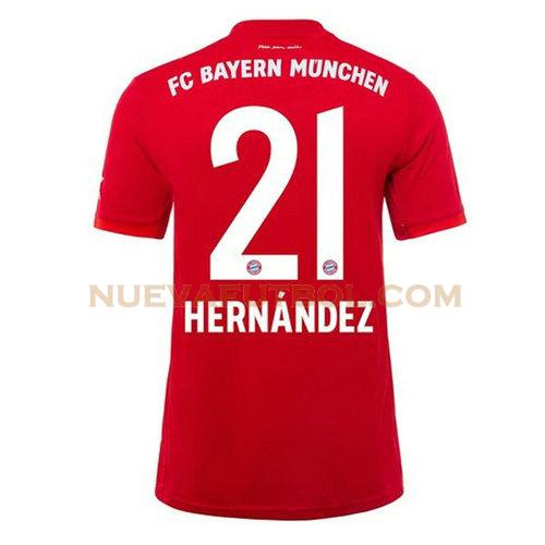 primera camiseta hernández 21 bayern de múnich 2019-2020 hombre