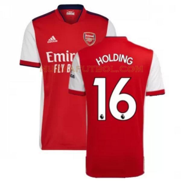 primera camiseta holding 16 arsenal 2021 2022 rojo hombre