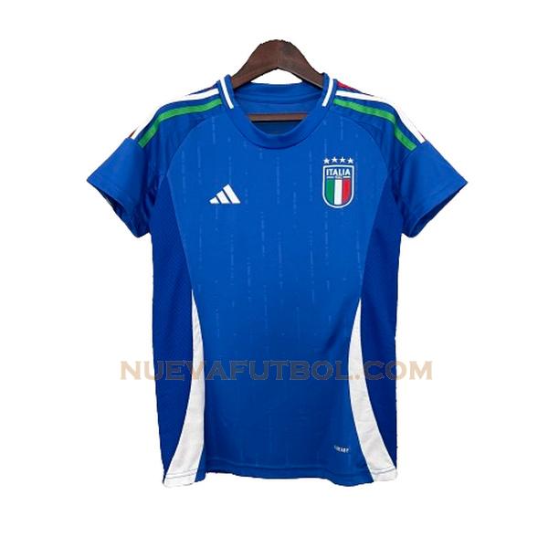 primera camiseta italia 2024 azul mujer