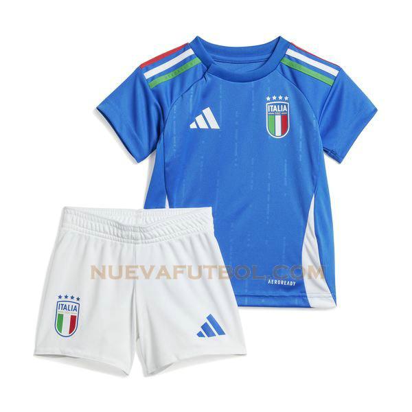 primera camiseta italia 2024 azul niño