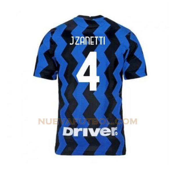 primera camiseta j.zanetti 4 inter milan 2020-2021 hombre