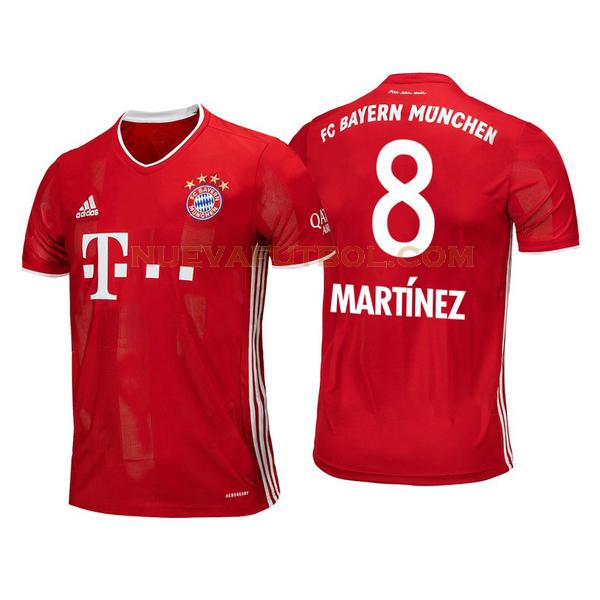 primera camiseta javi martinez 8 bayern de múnich 2020-2021 hombre