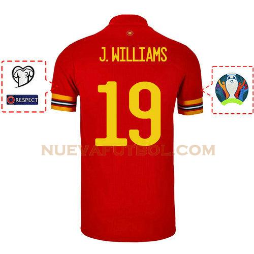 primera camiseta jonathan williams 19 gales 2020 hombre