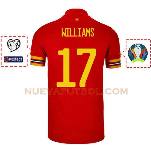 primera camiseta jonny williams 17 gales 2020 hombre