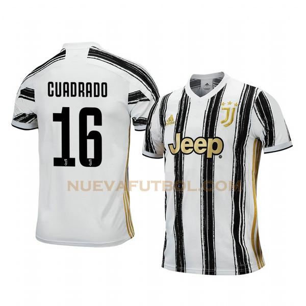 primera camiseta juan cuadrado 16 juventus 2020-2021 hombre