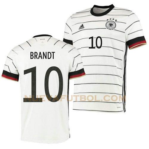 primera camiseta julian brandt 10 alemania 2020 hombre