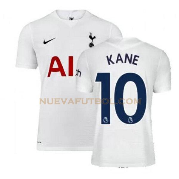 primera camiseta kane 10 tottenham hotspur 2021 2022 blanco hombre