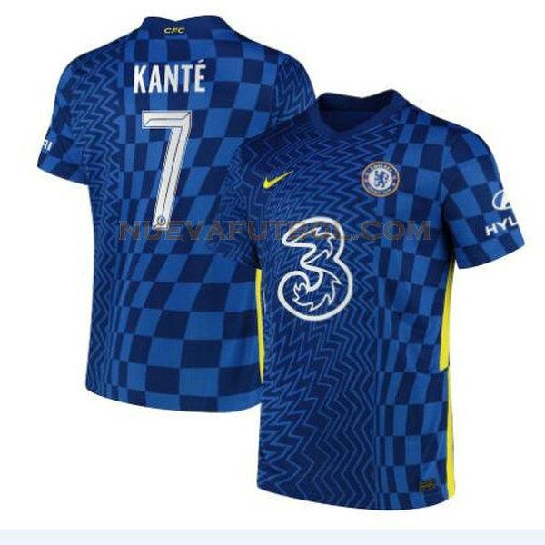 primera camiseta kante 7 chelsea 2021 2022 azul hombre