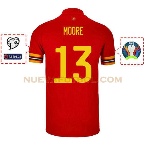 primera camiseta kieffer moore 13 gales 2020 hombre