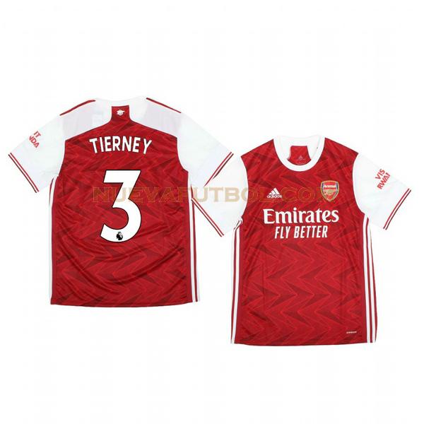 primera camiseta kieran tierney 3 arsenal 2020-2021 hombre