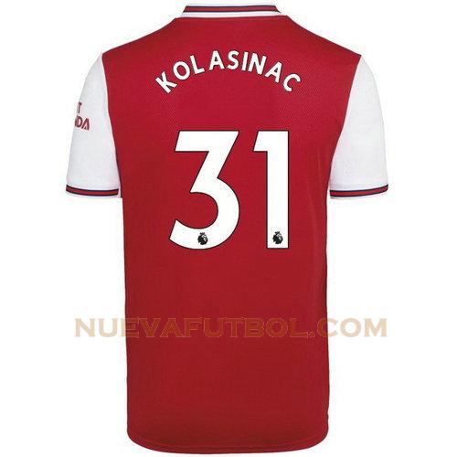 primera camiseta kolasinac 31 arsenal 2019-2020 hombre