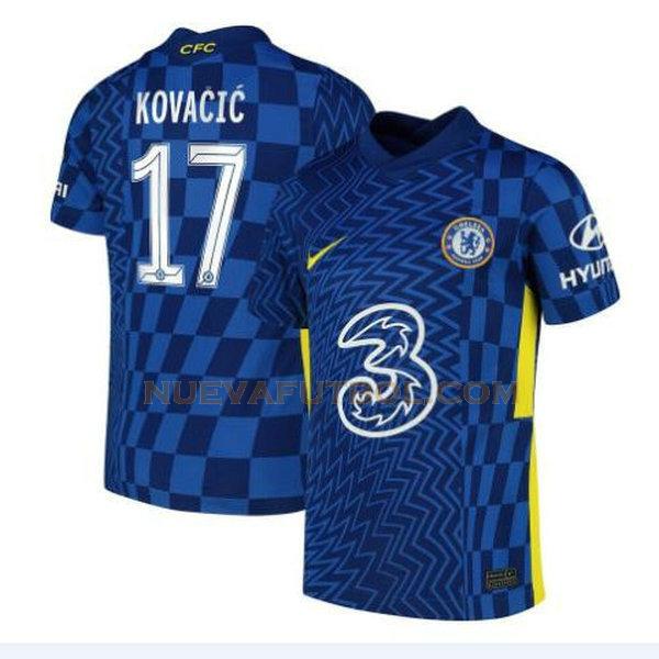 primera camiseta kovacic 17 chelsea 2021 2022 azul hombre