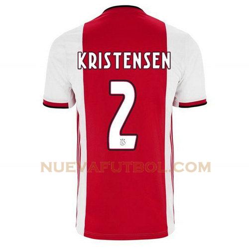 primera camiseta kristensen 2 ajax 2019-2020 hombre