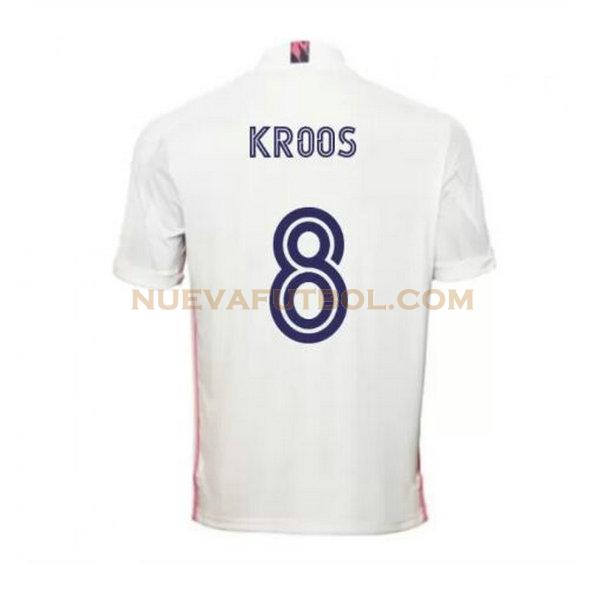 primera camiseta kroos 8 real madrid 2020-2021 hombre