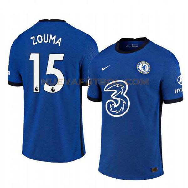 primera camiseta kurt zouma 15 chelsea 2020-2021 hombre