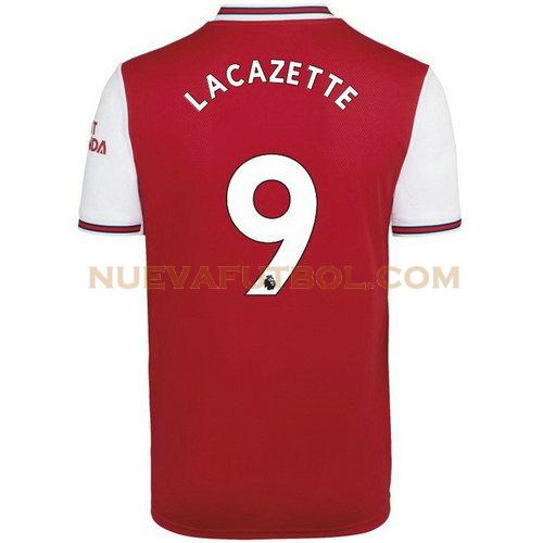 primera camiseta lacazette 9 arsenal 2019-2020 hombre