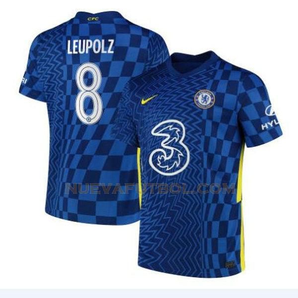 primera camiseta leupolz 8 chelsea 2021 2022 azul hombre