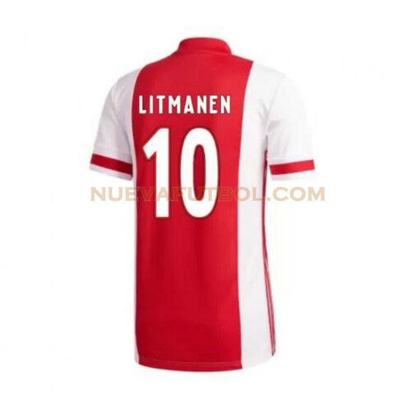 primera camiseta litmanen 10 ajax 2020-2021 hombre