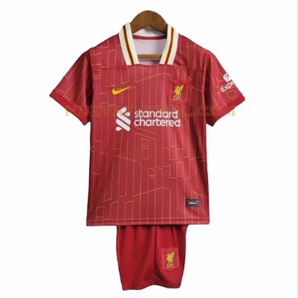 primera camiseta liverpool 2024 2025 rojo niño