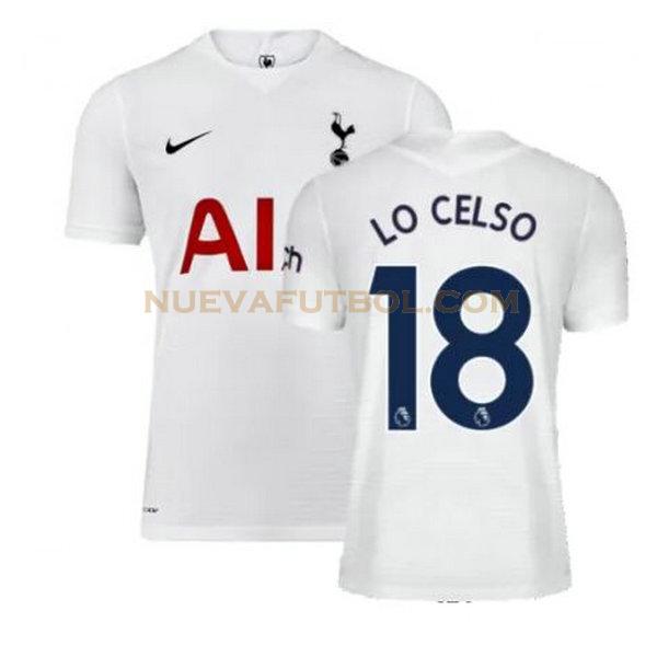 primera camiseta lo celso 18 tottenham hotspur 2021 2022 blanco hombre