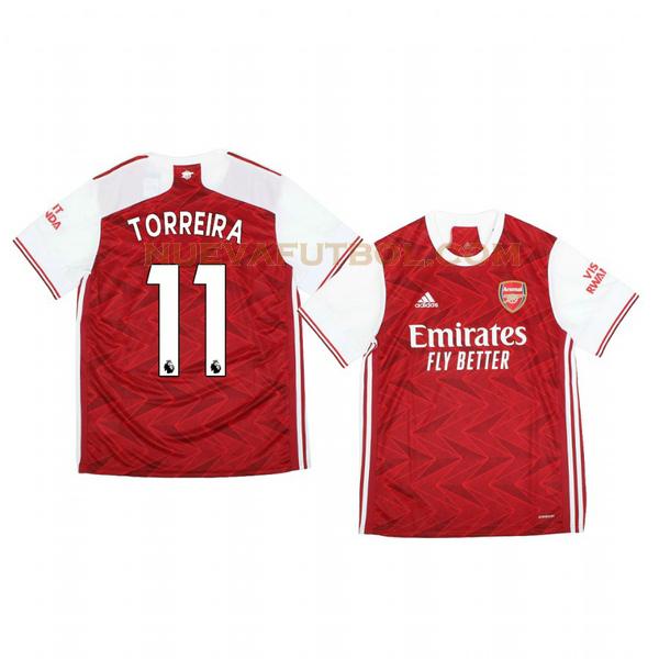 primera camiseta lucas torreira 11 arsenal 2020-2021 hombre