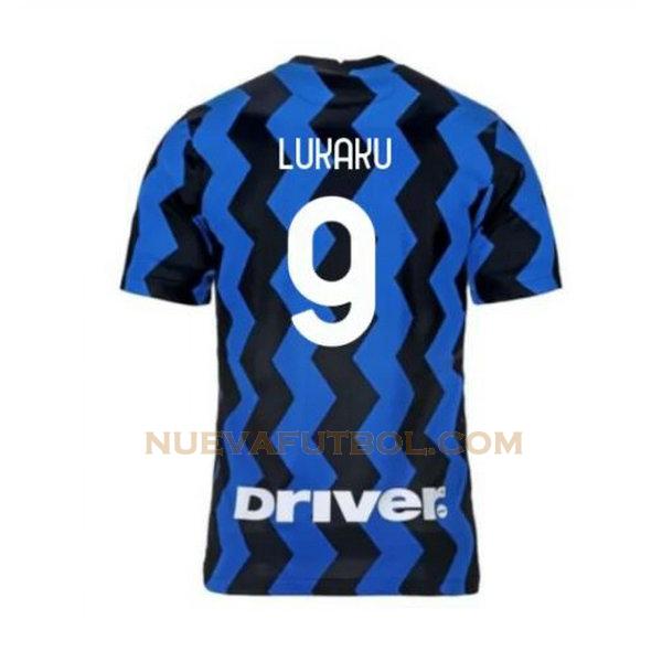 primera camiseta lukaku 9 inter milan 2020-2021 hombre