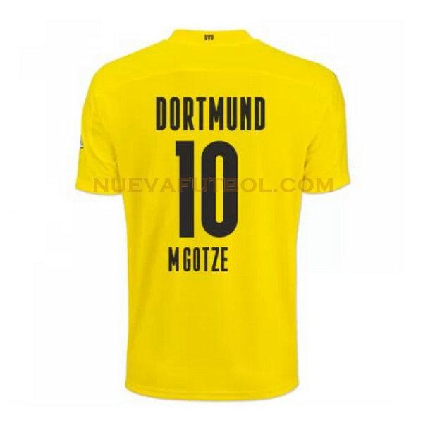 primera camiseta m.gotze 10 borussia dortmund 2020-2021 hombre