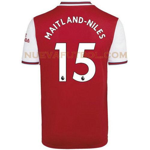 primera camiseta maitland niles 15 arsenal 2019-2020 hombre