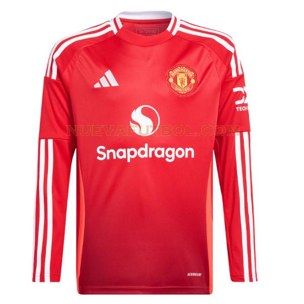 primera camiseta manchester united ml 2024 2025 rojo hombre
