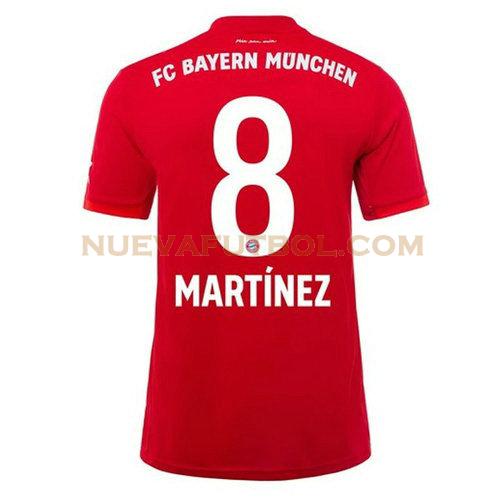 primera camiseta martinez 8 bayern de múnich 2019-2020 hombre