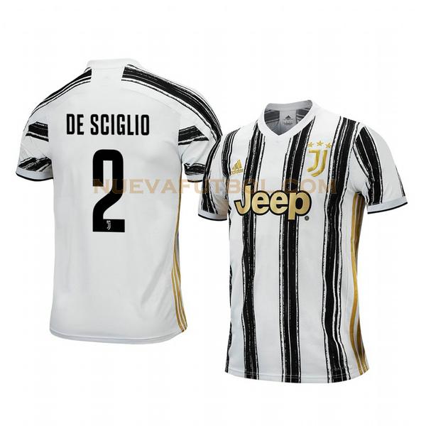 primera camiseta mattia de sciglio 2 juventus 2020-2021 hombre