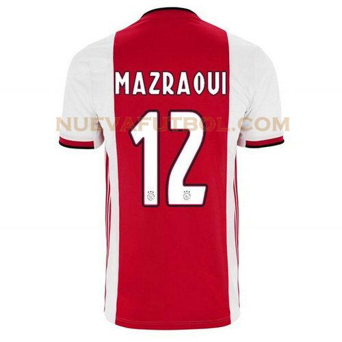 primera camiseta mazraoui 12 ajax 2019-2020 hombre